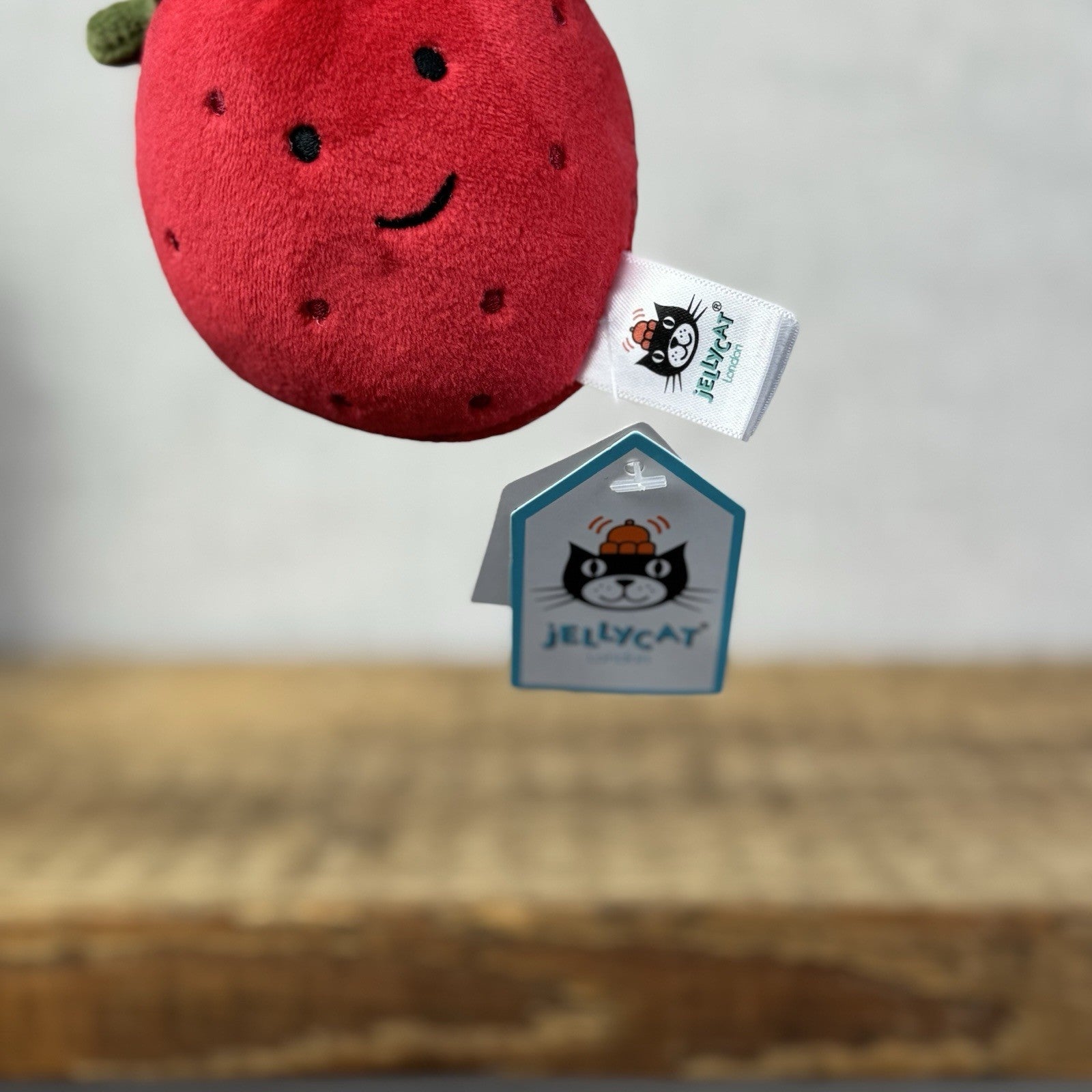 Jellycat Fabulous Fruit Strawberry - Soft Toy Play Food - Fruit Soft Toy 4” Tags