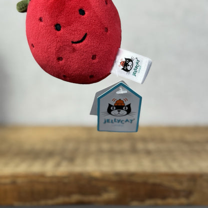 Jellycat Fabulous Fruit Strawberry - Soft Toy Play Food - Fruit Soft Toy 4” Tags