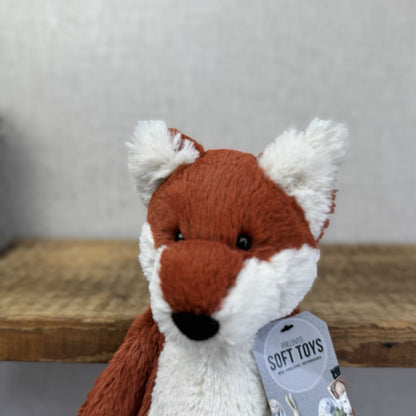 Jellycat Medium Bashful Fox Cub - Orange Fox Beanie Plush Retired 12” (#2)