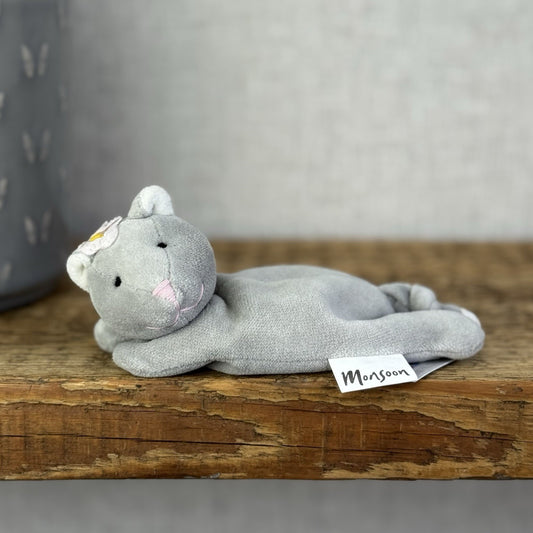 Monsoon Flower Flopsy Kitten (Jellycat Collaboration) Mini Cat Beanbag Plush 5”