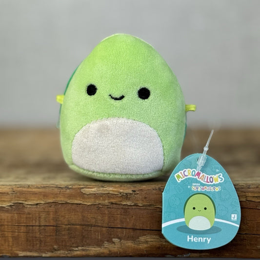 Squishmallow Micromallow With Tag -Henry Green Turle  (Multi Buy Discount)