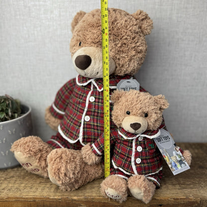 John Lewis Christmas Bed Time Bear - Large & Small (Jellycat Collaboration) Rare