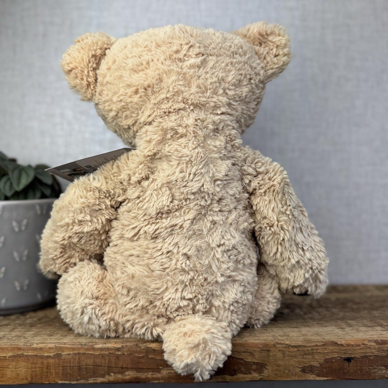 Jellycat Edward Bear Large - Big Light Brown Traditional Beige Bear Rare 17”