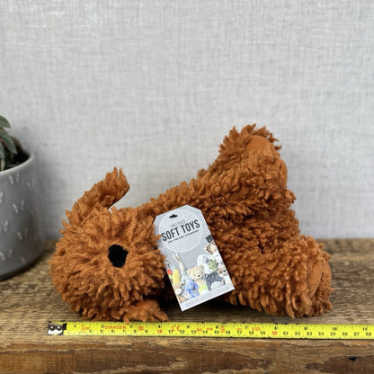 Jellycat Cooper Doodle Dog - Bronze Curly Haired Poodle Dog Beanie 10"