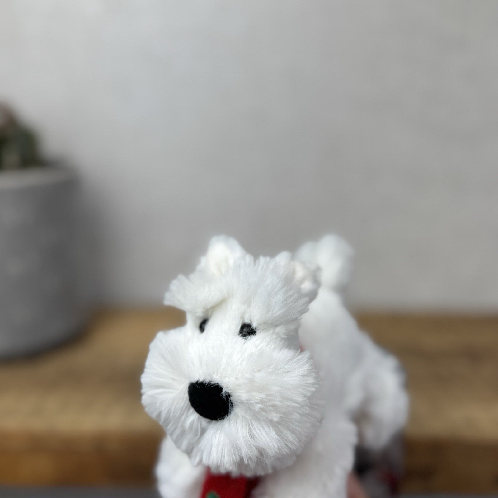 John Lewis Tiny Terrier Christmas Puppy 5” (Jellycat Collaboration) Small Puppy