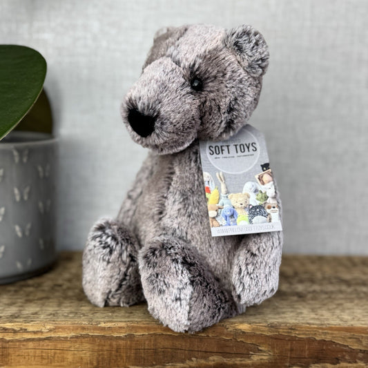 Jellycat Bramble Bear - Medium Woodland/cottontail colour Bashful Bear 12"