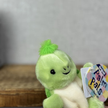 Aurora - Tiny Turtle - Palm Pals Mini Beanbag Plush Green Turtle Small Toy 5”