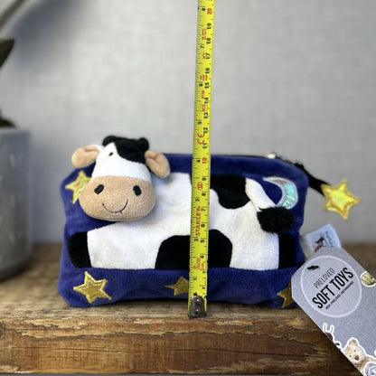 Jellycat Cow Jumped Over The Moon Purse - Jellycat Cow Purse - Small Zip Pouch