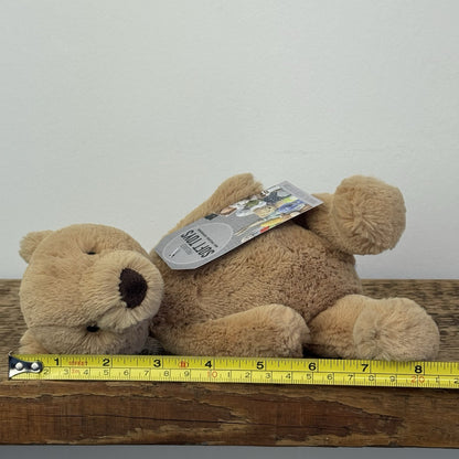 Jellycat Small Puffles Bear - Small Golden Beanie Bear Soft Toy Retired 8"
