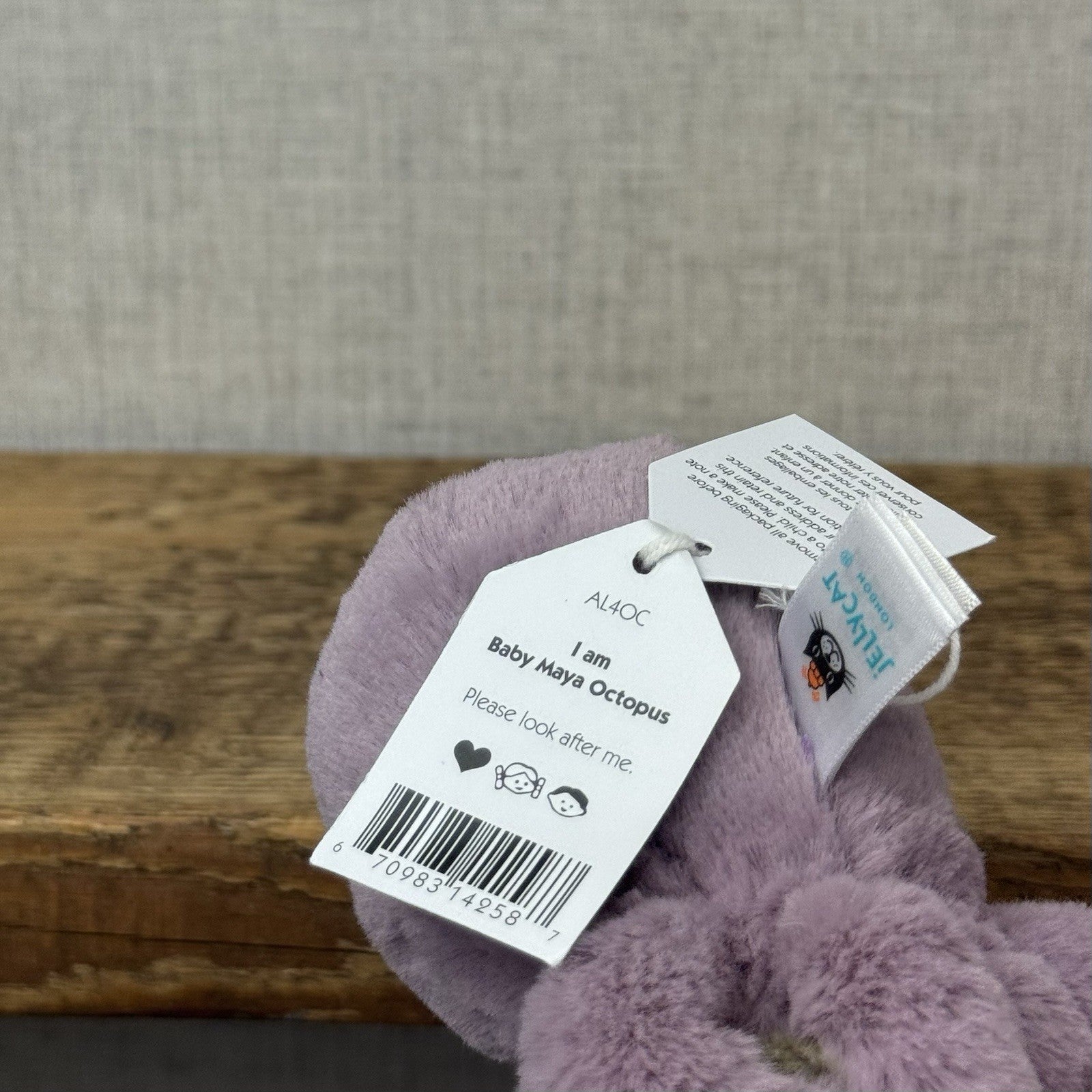 Jellycat Baby Maya Octopus - Purple Small Octopus Beanie Super Soft 6” New Tags