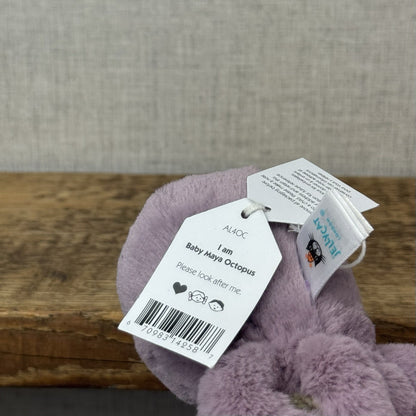 Jellycat Baby Maya Octopus - Purple Small Octopus Beanie Super Soft 6” New Tags