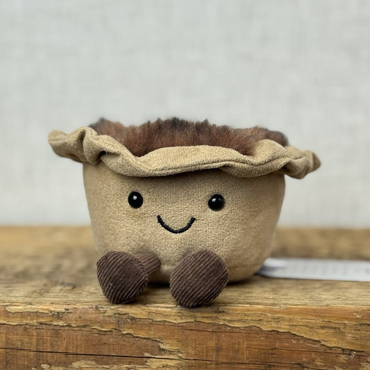 Jellycat Amuseable Mince Pie Soft Toy - Christmas Plush Beanie Small Pie 5"