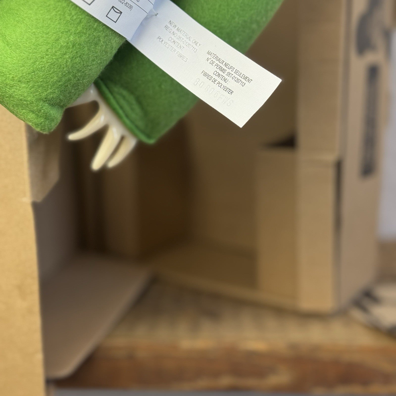 Fuggler Large Green Sickening Sloth - Large Green Sloth Claws Large 14" BNIB