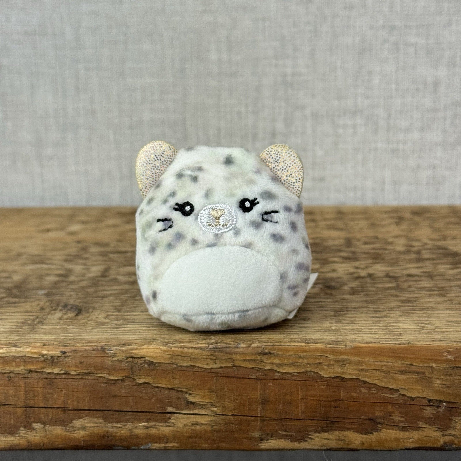 Squishmallow Squishville -Brigita The Cheeta Grey/White  (Multi Buy Discount)