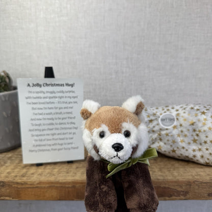 Ravensden Red Panda Beanie Wild  - Christmas Gift Soft Toy Wrapped & Ready