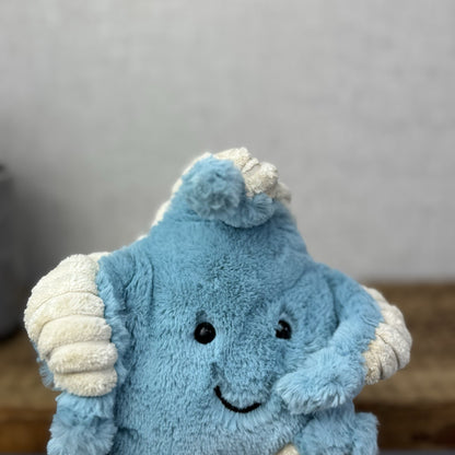 Jellycat Skye Starfish Plush Toy - Small Blue Beanie Starfish Sea Theme 8" (#2)