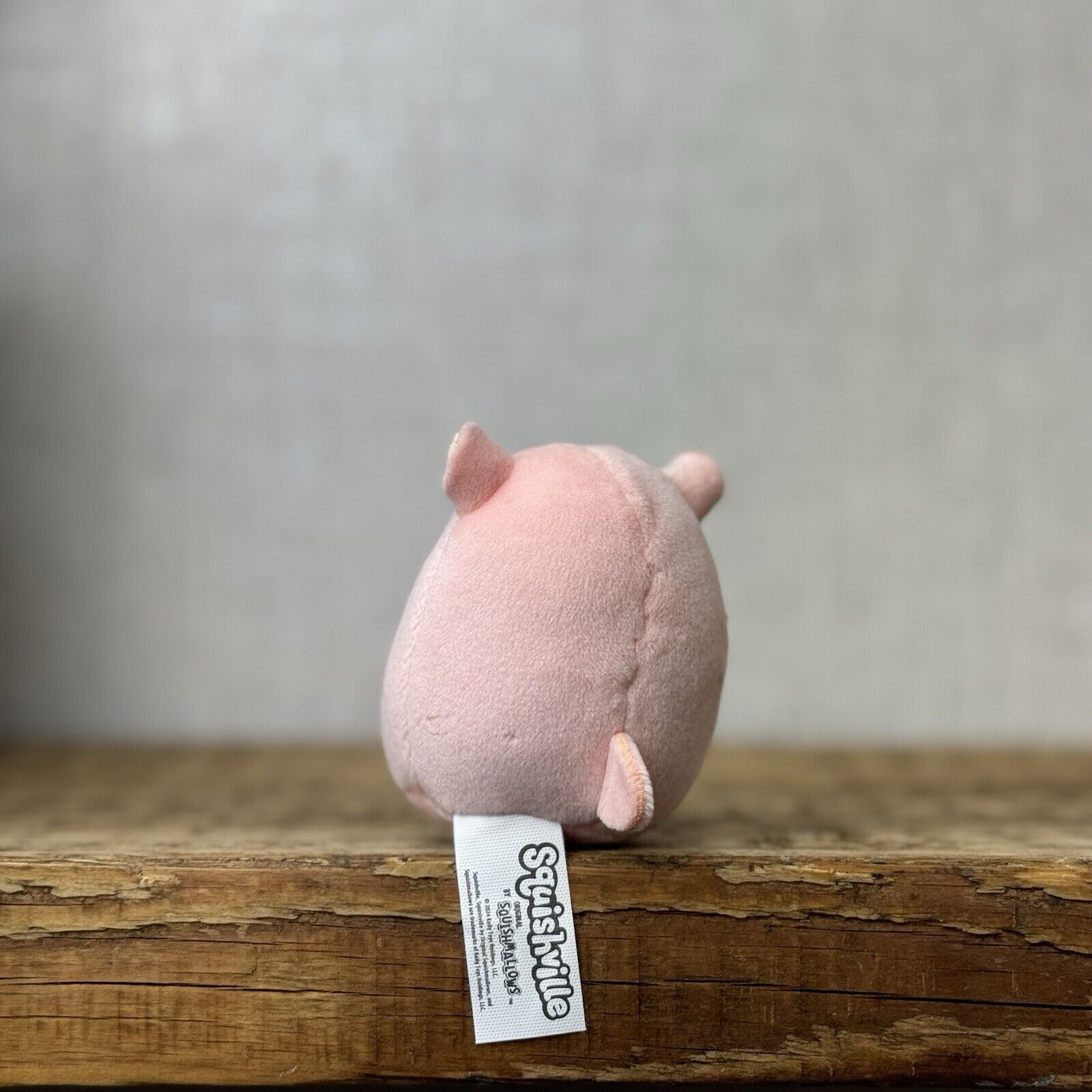 Squishmallow Squishville - Ridelle Pink Tiny Hippo - Pink Squishville 2"