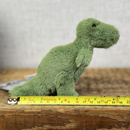 Jellycat Mini Fossily T-rex - Tiny Dinosaur Beanie Plush Retired Mini Dino 6"