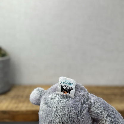 Jellycat Puddle Elephant - Blue/Grey Mix Elephant Super Soft Retired Medium 14"