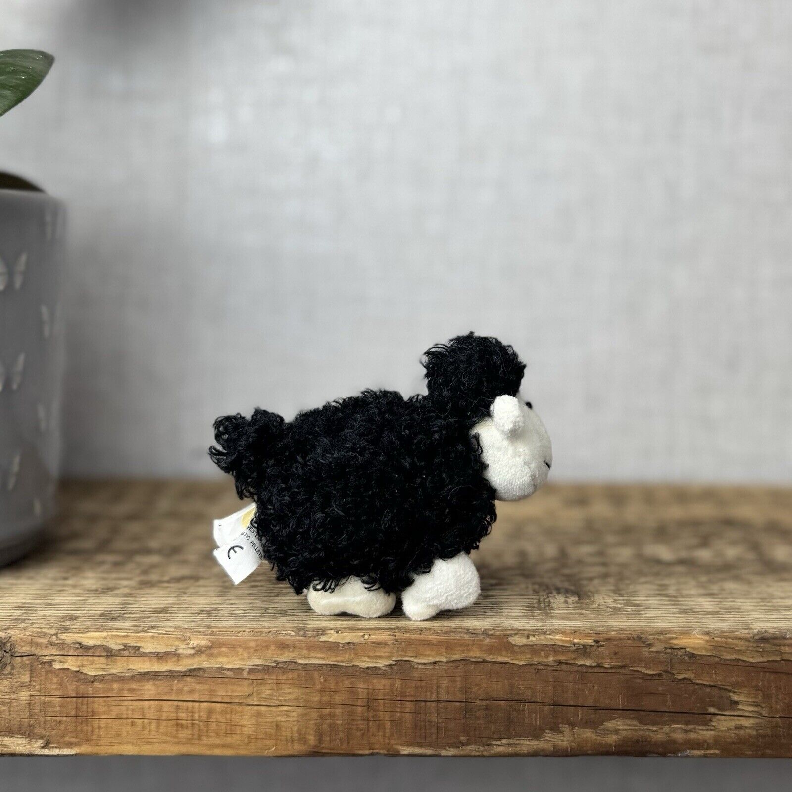 Jellycat Black Pocket Sheep - Tiny Black Sheep Soft Toy Beanie - Tiny Lamb 4”