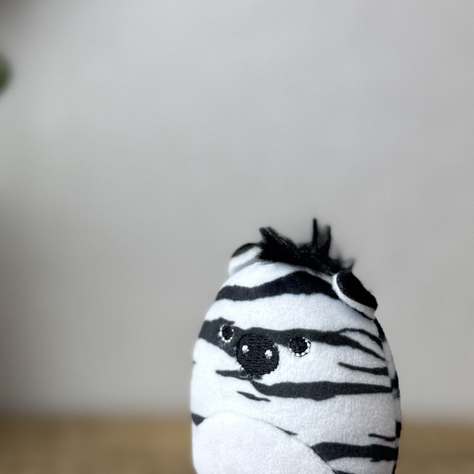 Squishmallow Squishville - Tiny Zebra Squishmallow Plush - Freddie Zebra 2”
