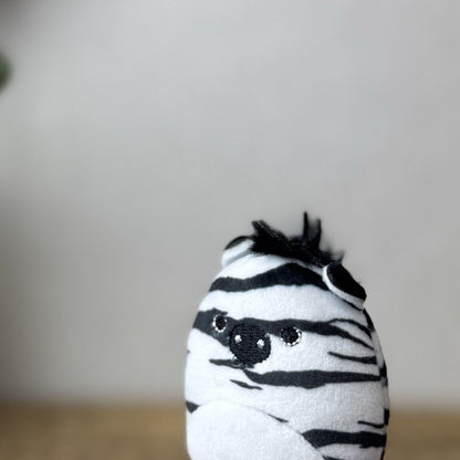 Squishmallow Squishville - Tiny Zebra Squishmallow Plush - Freddie Zebra 2”