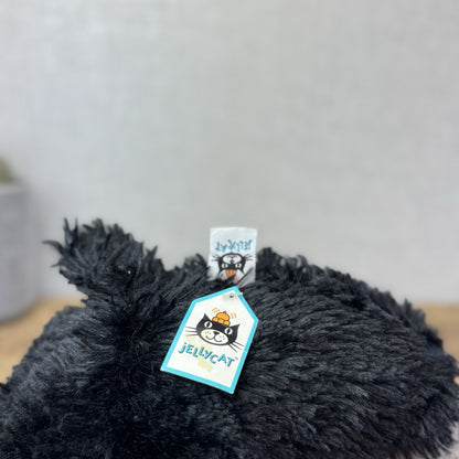 Jellycat Medium Black Truffles Sheep - Floppy Lamp Pillow Beanie Retired 14” NWT