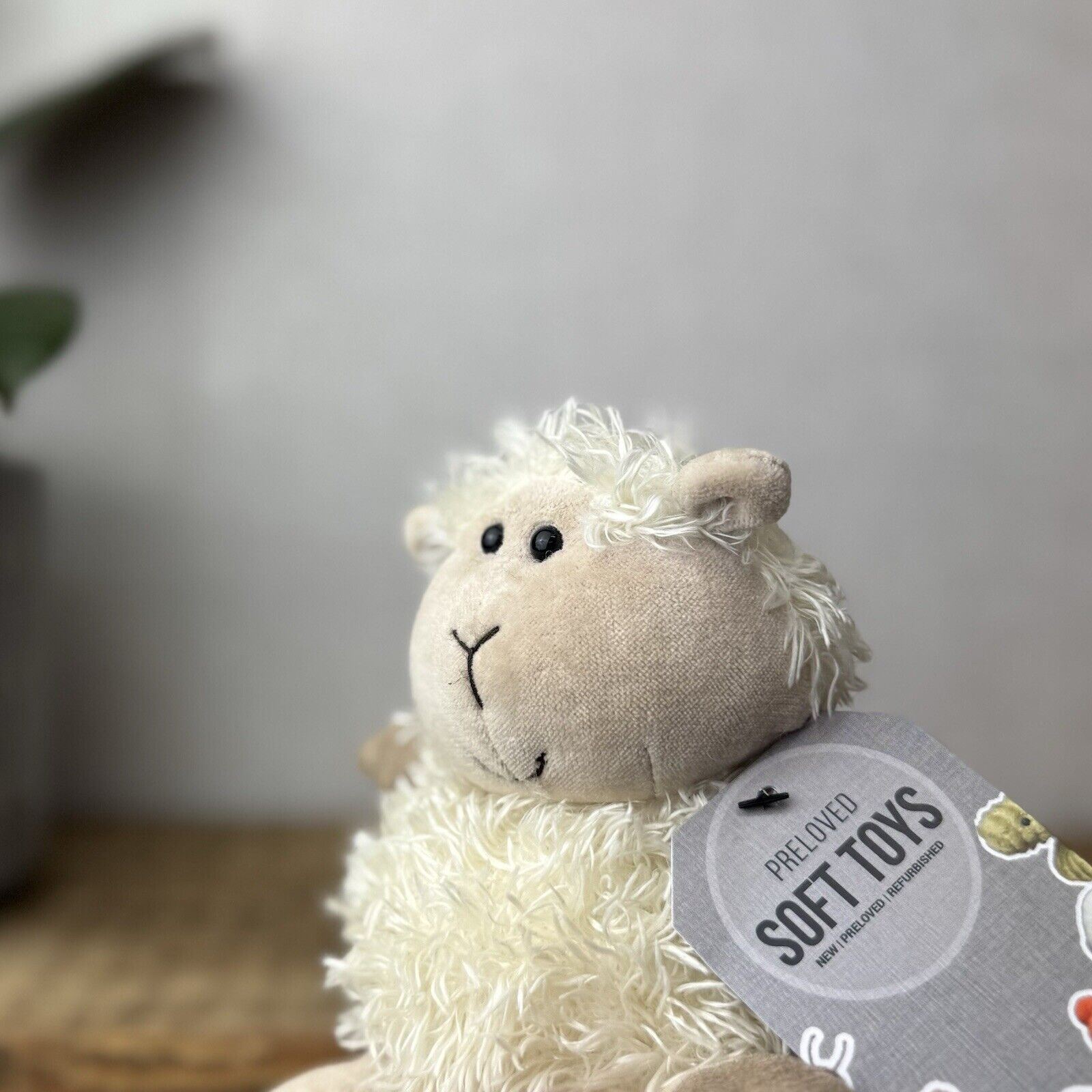Jellycat Pudding Lamb Sheep - Small Fluffy Lamb Soft Toy Plush Beanie 5”