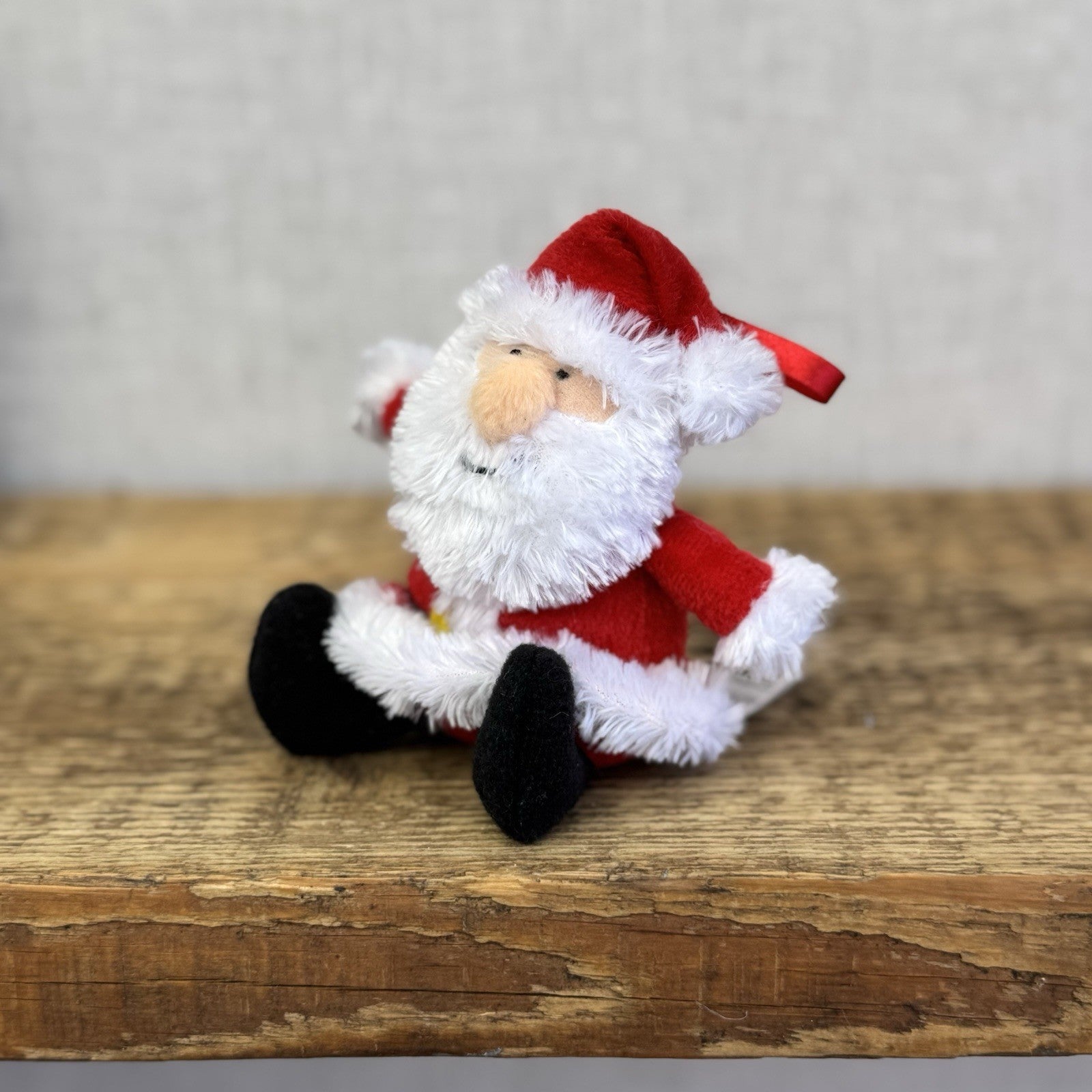 Marks & Spencers Mini Santa Hanging - Vintage Miniature Father Christmas M&S 4"