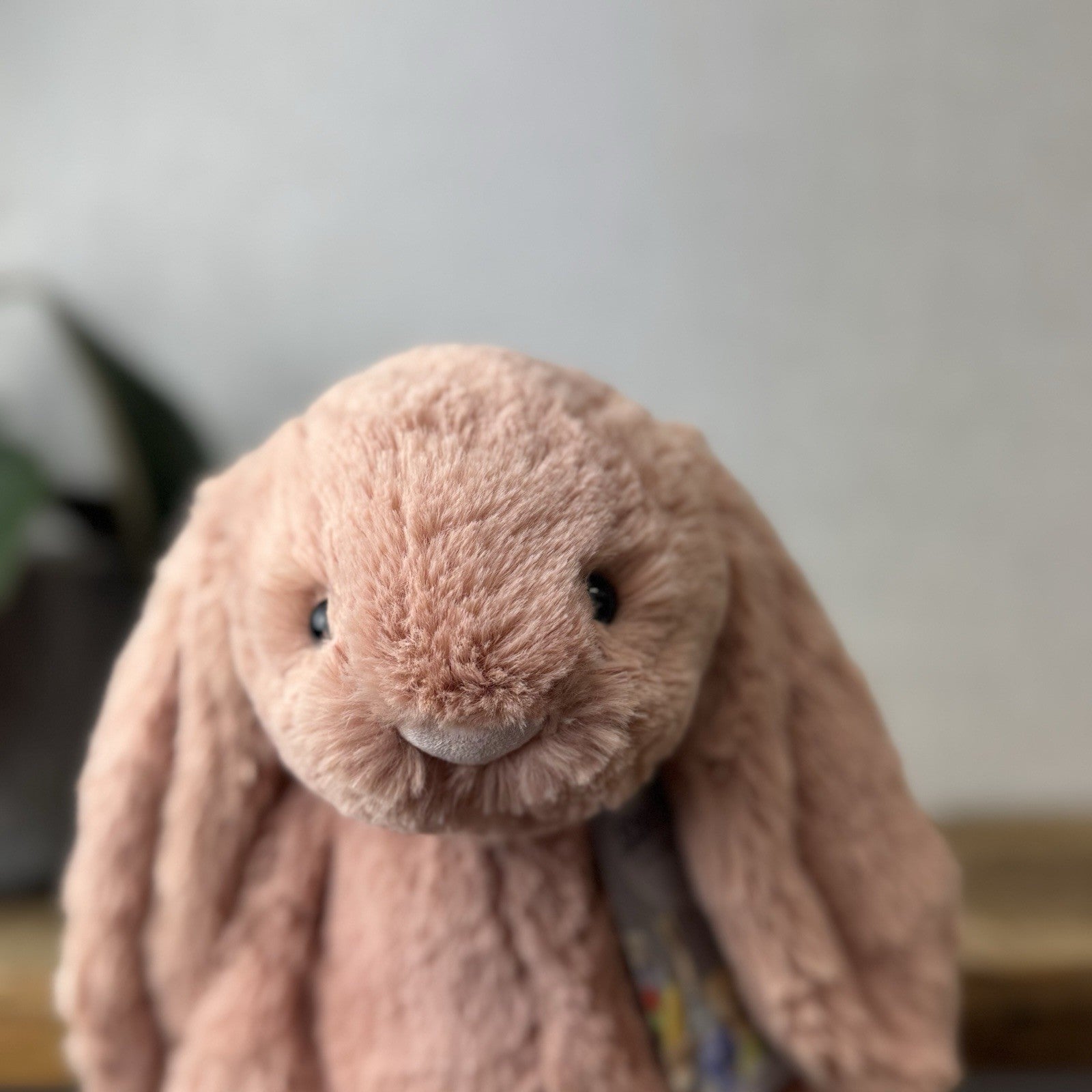 Jellycat Medium Bashful Apricot Bunny - Peach Pale Pink Bashful Jellycat 12”