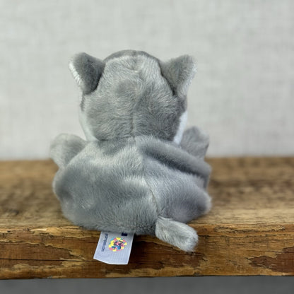Aurora - Palm Pal Mini Beanbag Plush 5” Busky Husky