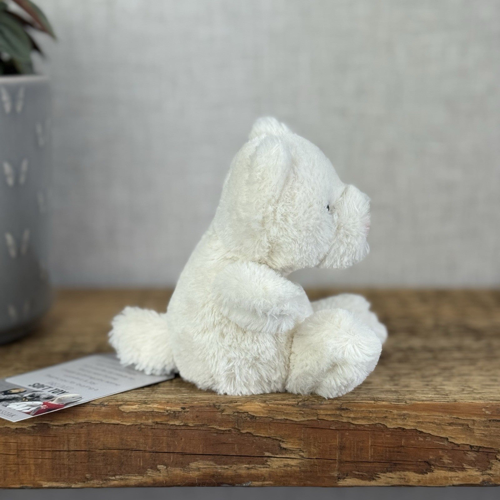 Jellycat Baby Poppet Cream Cat - Tiny Cream Mini Cat Kitten Soft Toy 4"