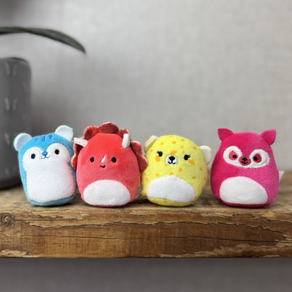 Squishmallow Squishville Bright Squad - Tristan, Santiago, Lexie & Lucia 2"