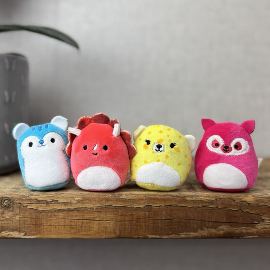 Squishmallow Squishville Bright Squad - Tristan, Santiago, Lexie & Lucia 2"