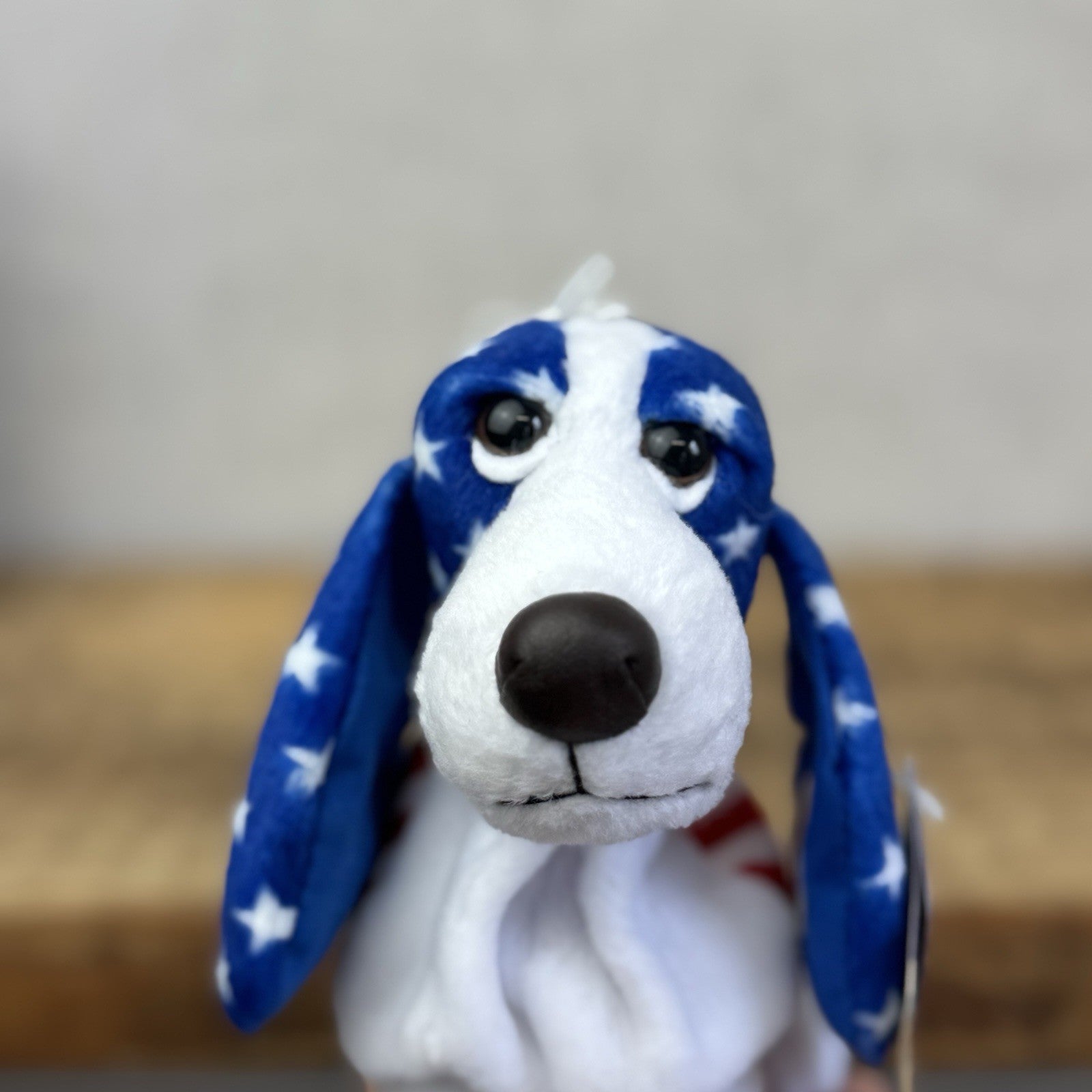 Applause Hush Puppy Proud To Be American Basset Hound Beanie New With Tags Rare