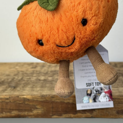 Jellycat Small Amuseable Clementine - Small Orange With Legs 6"