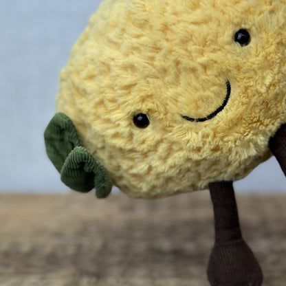 Jellycat Small Amuseable Lemon - Small Lemon With Legs - Food Play Plush (#2)