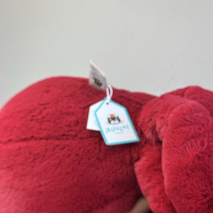 Jellycat Cranberry Octopus - Large Red Octopus Beanie Retired BNWT 16"