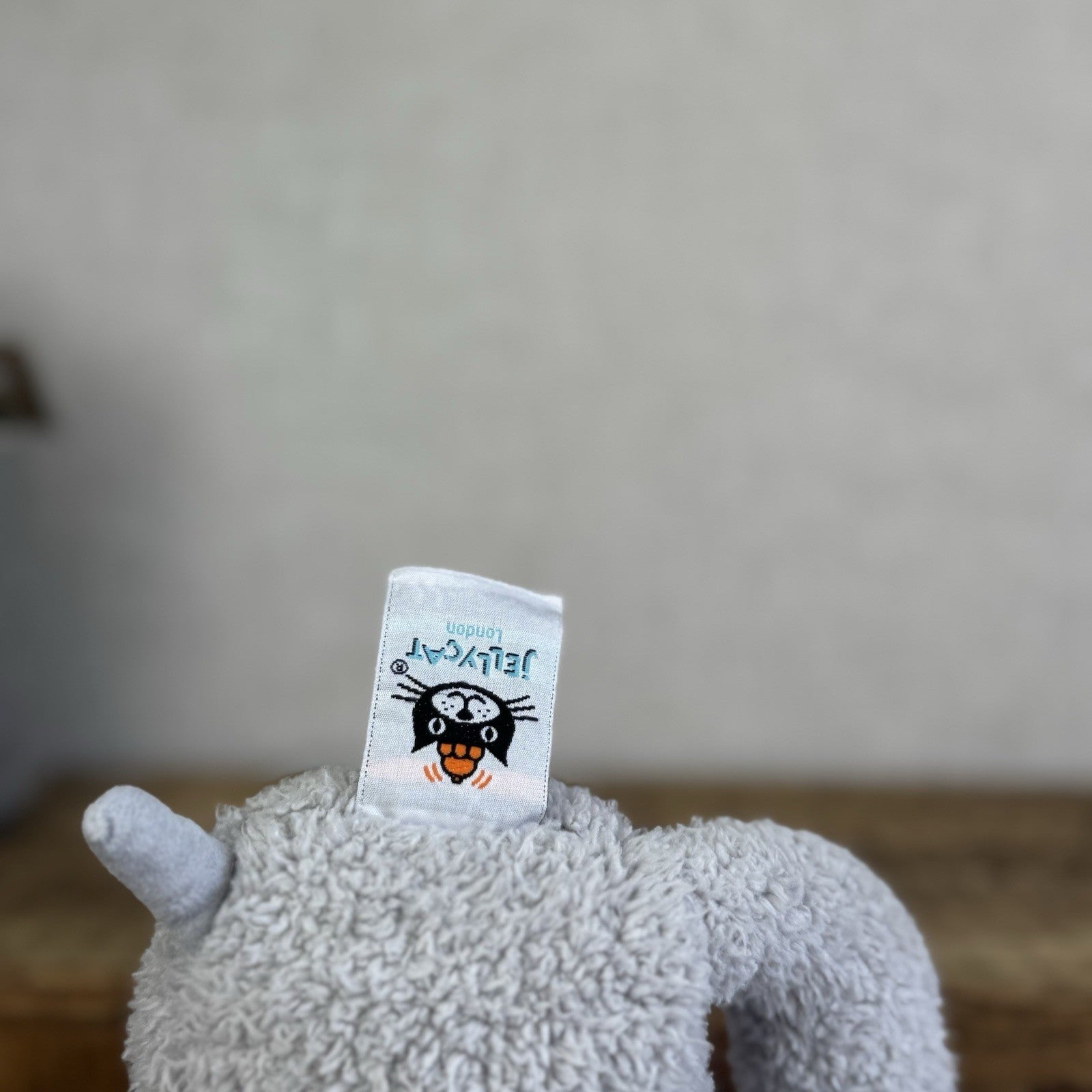Jellycat Chou Chou Elephant - ChouChou Grey Beanie Textured Soft Elephant 10”