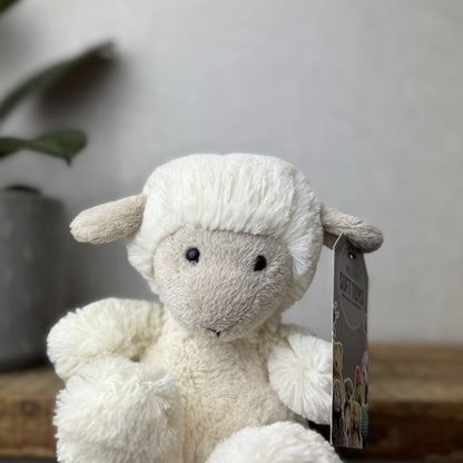 Jellycat Large Poppet Lamb - Cream Poppet Sheep Tiny Pocket Pal Retired 6”