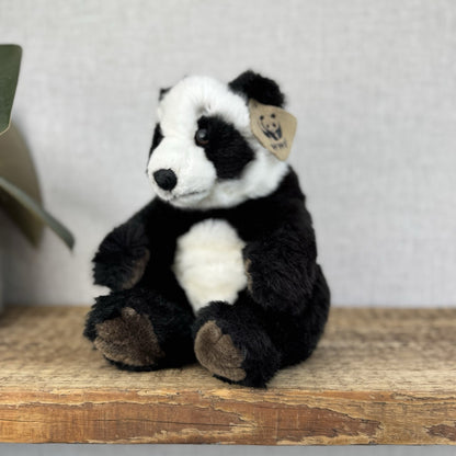 WWF Anna Club Plush Panda - Small Vintage Panda Soft Toy Beanie Super Fluffy 10”