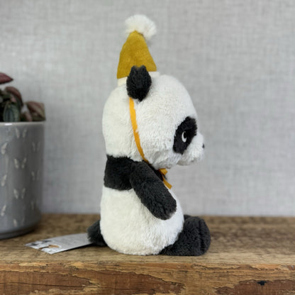 Jellycat Jollipop Panda - Small Panda Party Hat Soft Toy Beanie Retire 8" (#2)