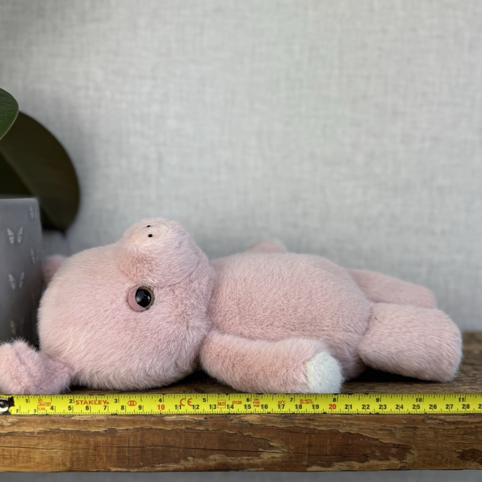 Jellycat Beepi Pig - Medium Fluffy Pig Beanie Soft Toy Cute Farm Plush 12"