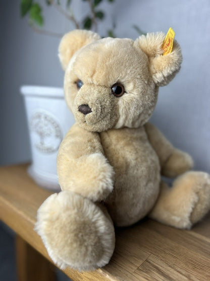 Steiff Petsy Blonde Bear 012280 - Medium Vintage 5 Way Jointed Steiff Bear Light
