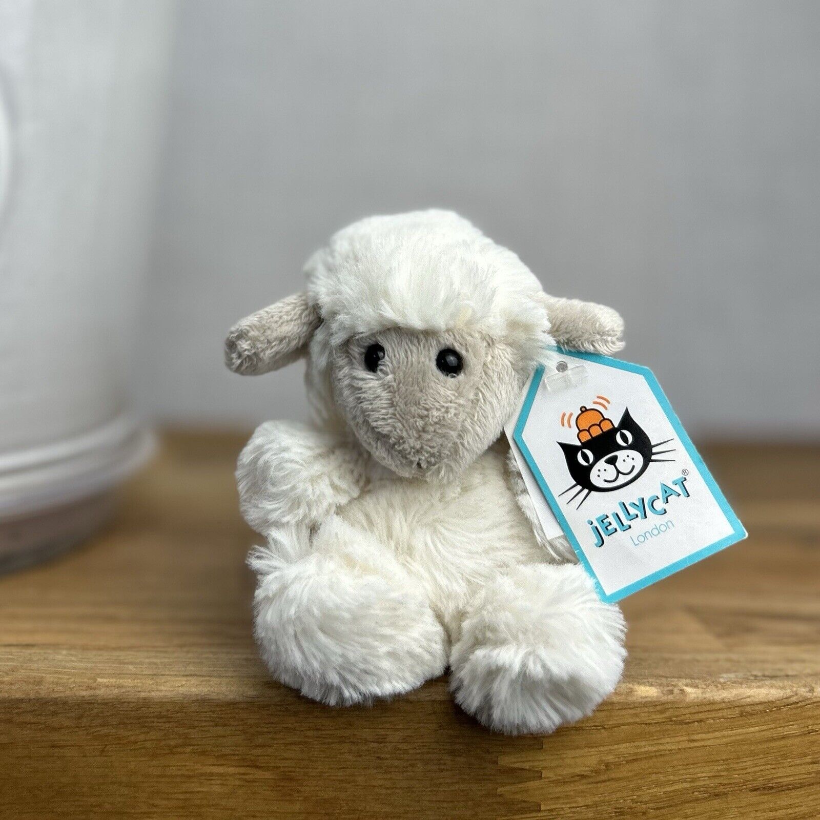 Jellycat Baby Poppet Sheep With Tags - Tiny Poppet Sheep - Baby Poppet 4”