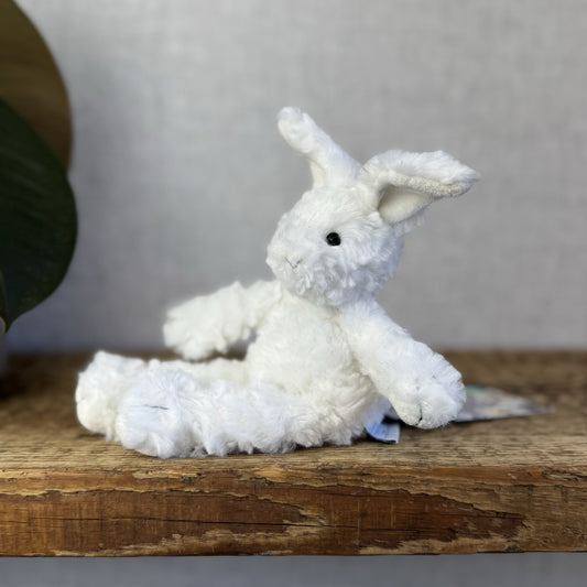 The Little White Company Tiny Bunny Tiny Pickles Bunny Rattle (Jellycat Collab)