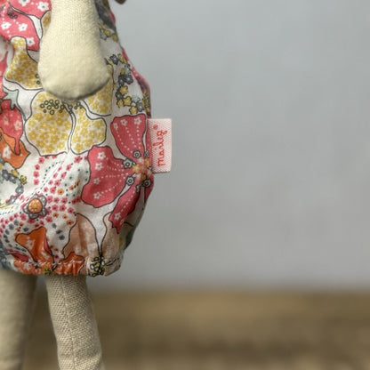 Maileg Mini Bunny Flora - Mini bunny Girl In Floral Dress Retired 2016