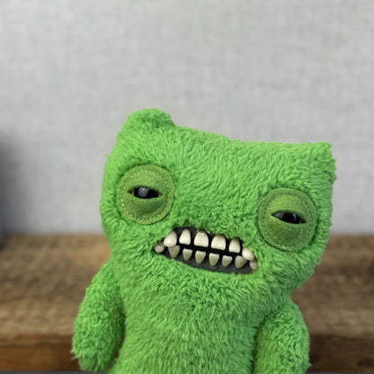 Fuggler Munch Munch Lime Green Funny Ugly Monster Plush Retired Munch Plush