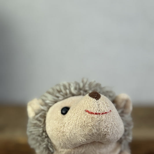 Barbara Bukowski - Hedgehog Stuffed Animal- Hubert Hedgehog Woodland Retired 5"