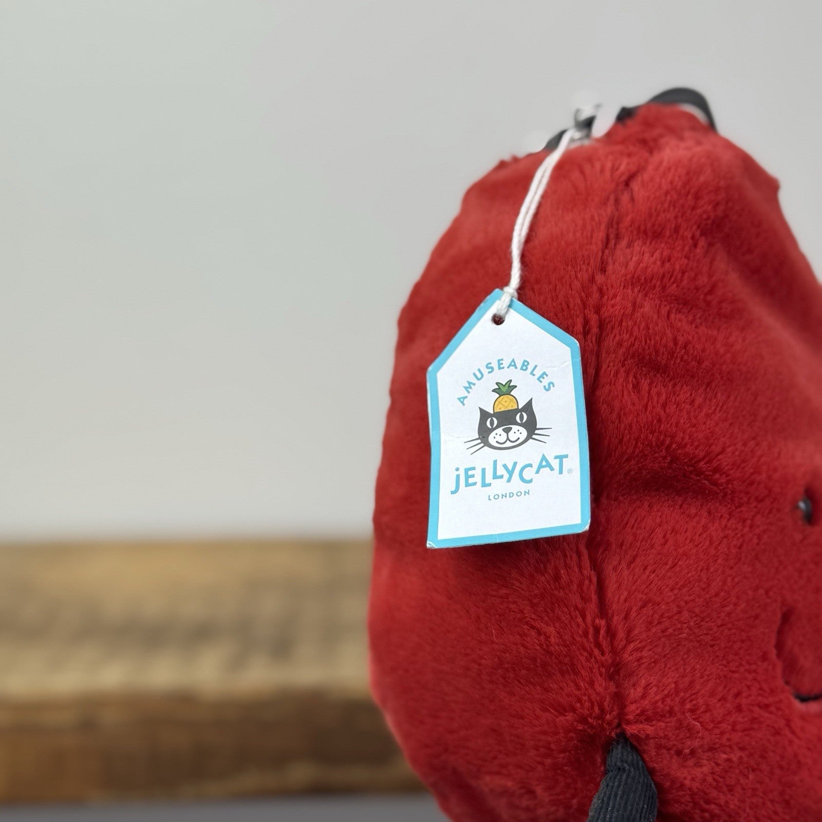 Jellycat Amuseable Heart Bag - Red  Heart Jellycat Bag Soft Plush Collectible 8"